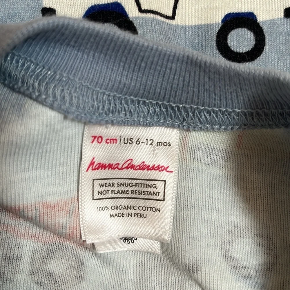 Hanna Andersson Organic Cotton Vehicles Baby Pajamas